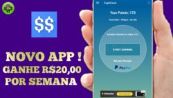 Ganhe R$ 20 por semana novo aplicativo – captcash
