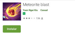 Baixe meteorite blast direto na plastory