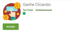 Baixe ganhe clicando direto na playstore