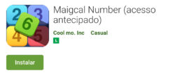 Baixe maigcal number direto na playstore