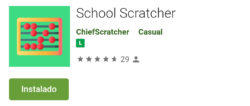 Baixe school scratcher direto na playstore