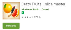 Baixe crazy fruit direto na playstore