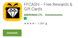 Baixe ff cash direto na playstore