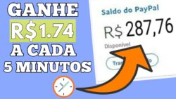 Ganhe R$1,74 a cada 5 minutos no paypal  – Game & Earn